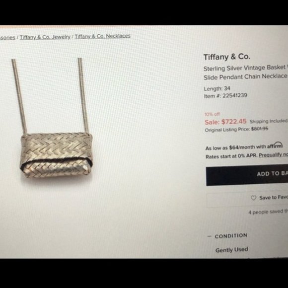 Sterling Silver Coin Purse Pendant Necklace Weave Basket Style Top Open - Picture 6 of 9